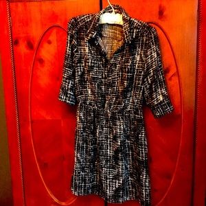 Dress- black and white